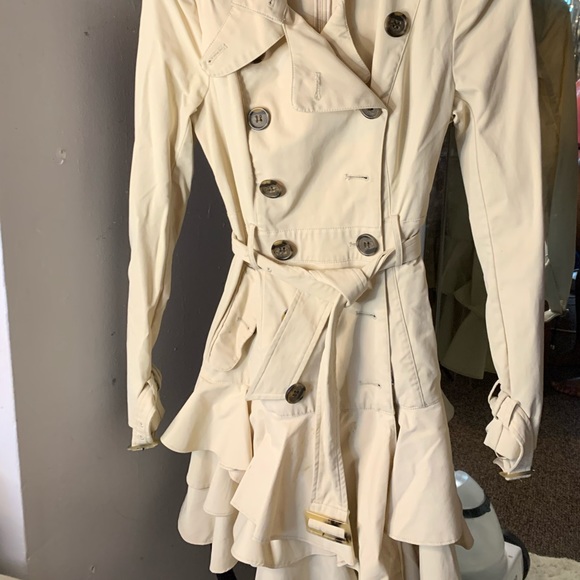 COPY - COPY - Bebe Trench Layered Bottom Jacket - Picture 2 of 3